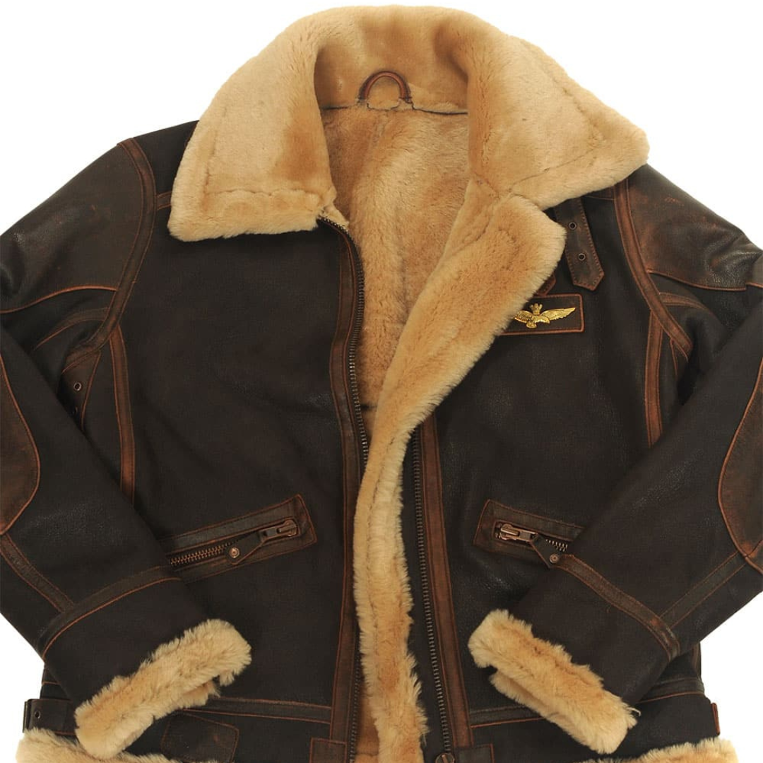 Lavoisier™ | Maverick - Manteau En Cuir Élégant