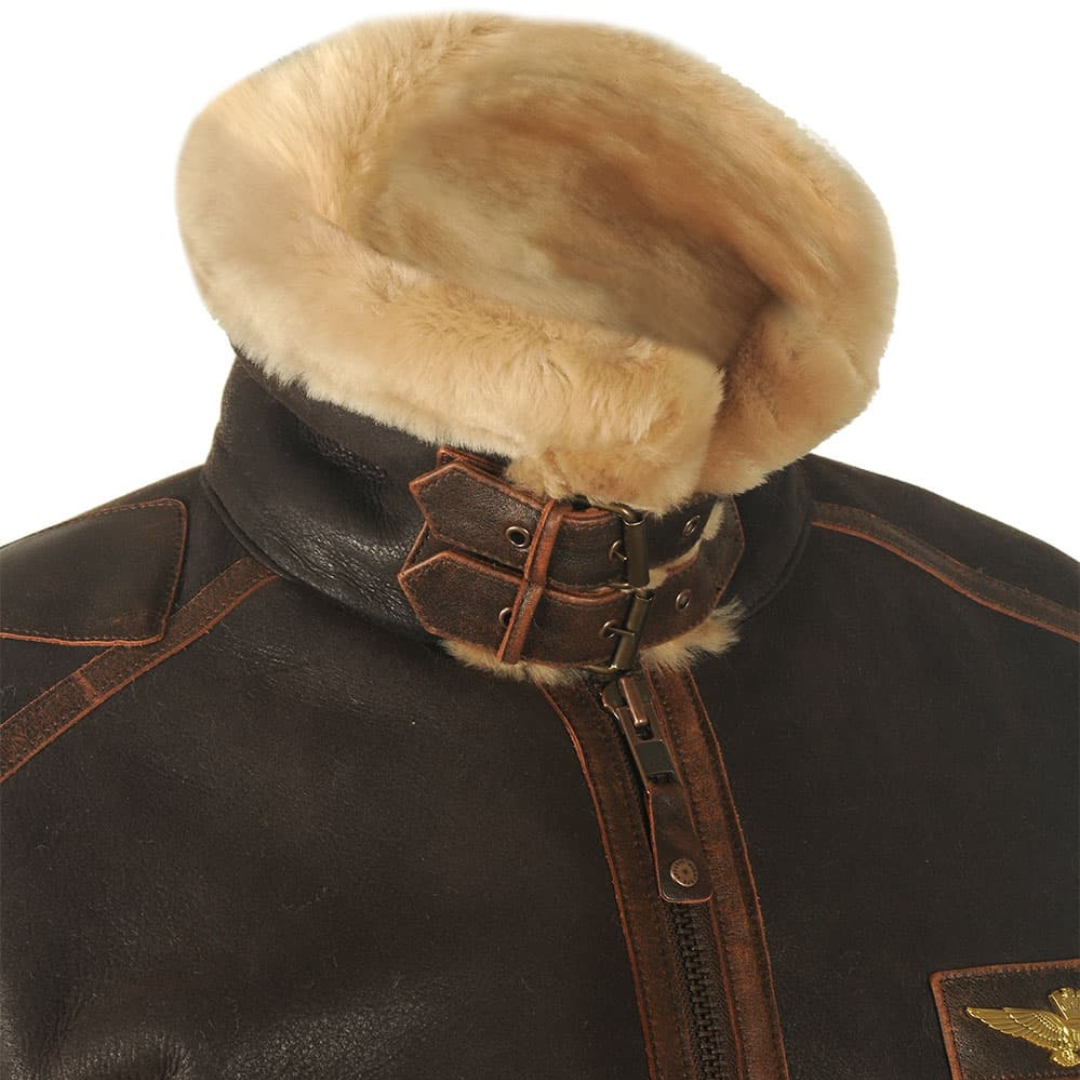 Lavoisier™ | Maverick - Manteau En Cuir Élégant