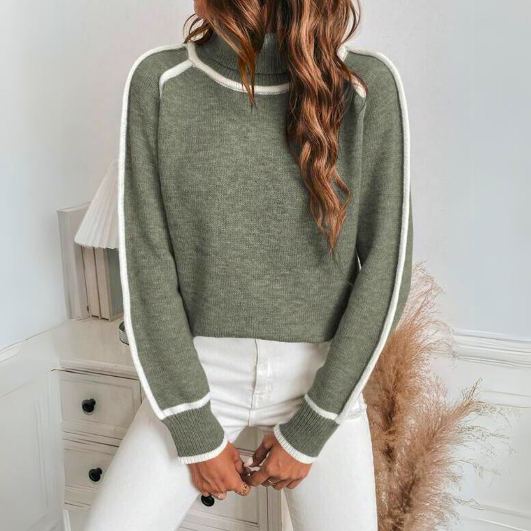 Lavoisier™ | Kaylee - Pull Roulé Élégant