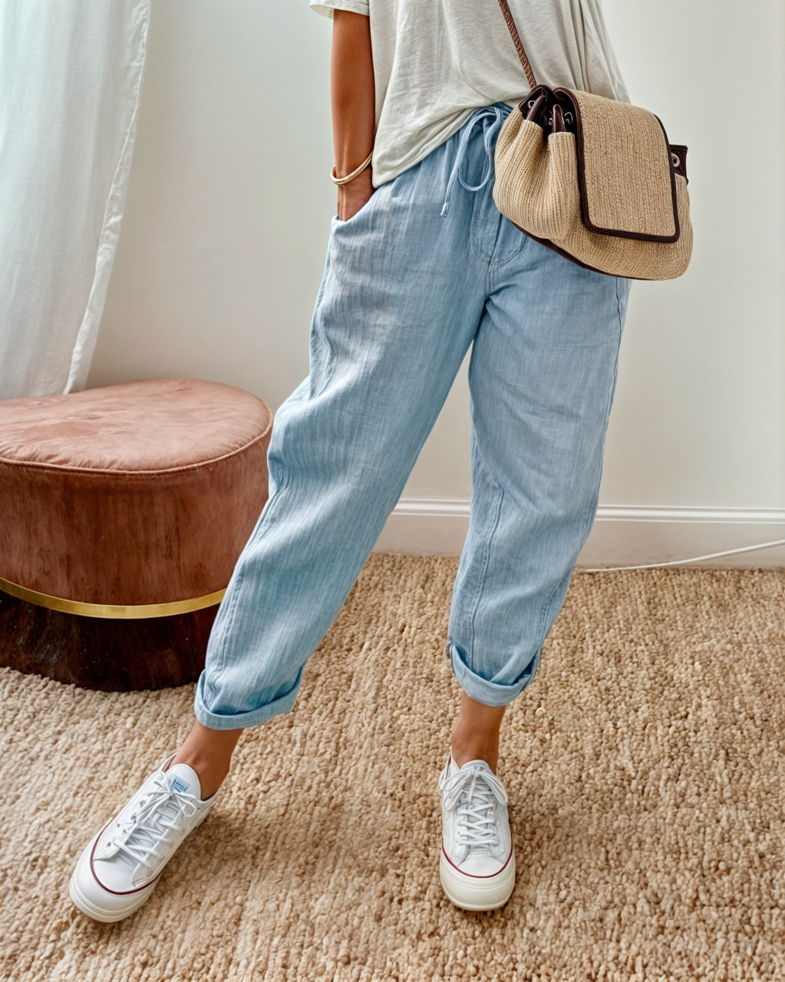 Lavoisier™ | Rosa - Pantalon Chic Confortable