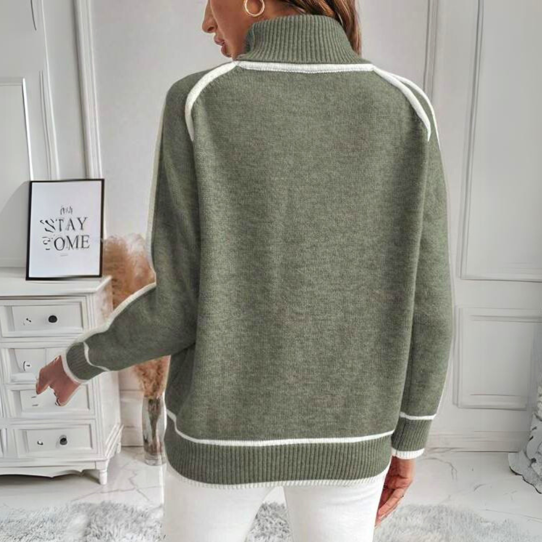 Lavoisier™ | Kaylee - Pull Roulé Élégant