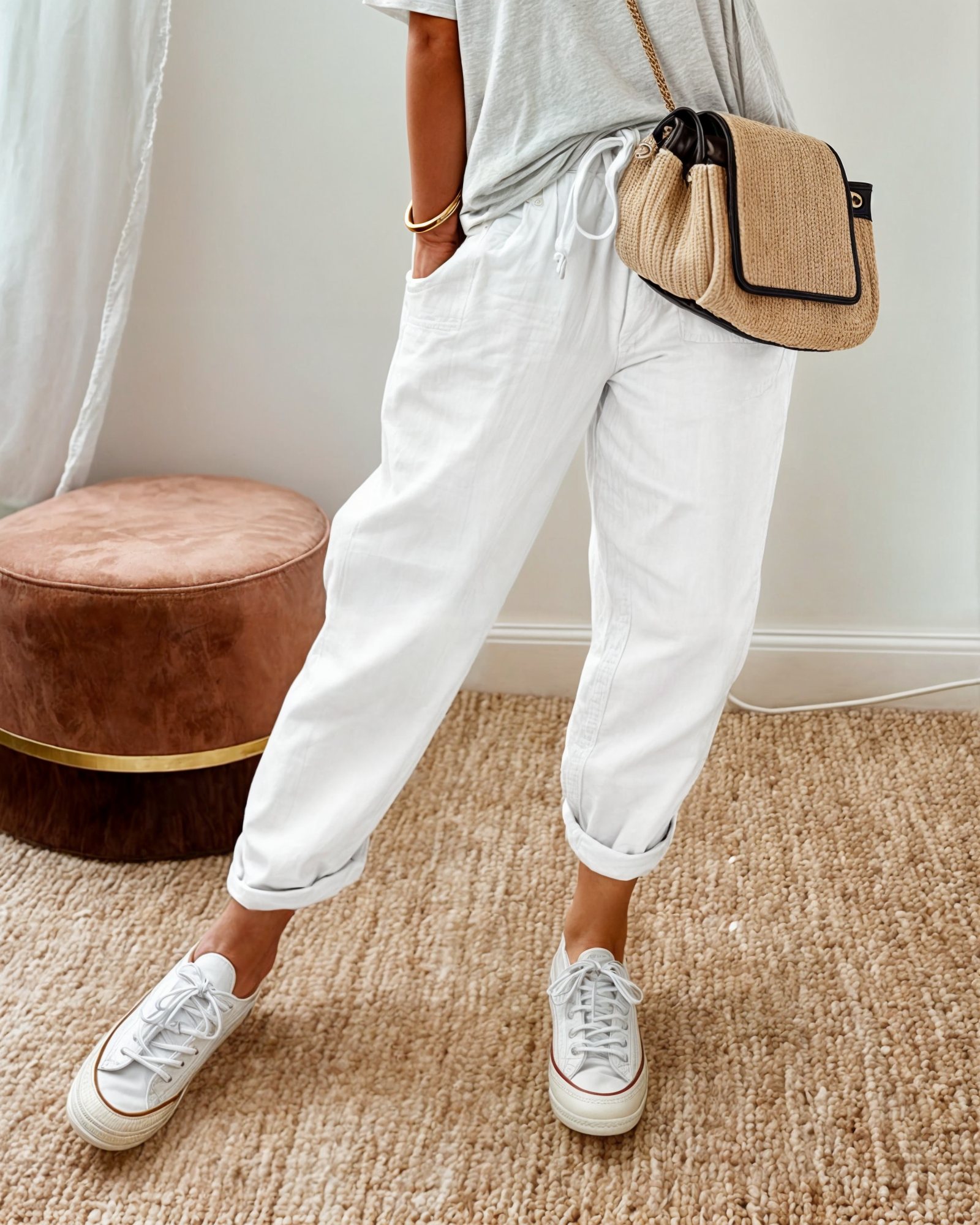 Lavoisier™ | Rosa - Pantalon Chic Confortable
