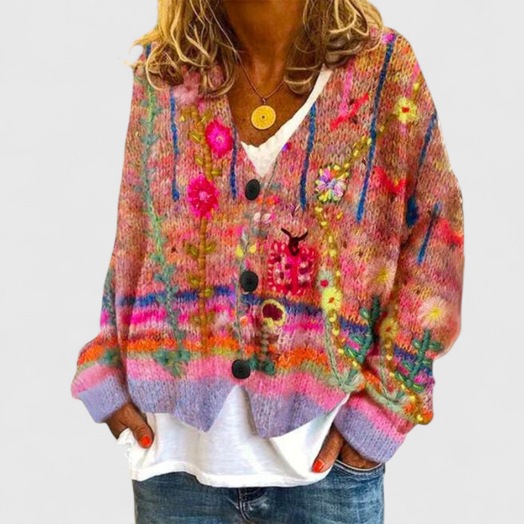 Lavoisier™ | Matilda - Élégant Cardigan Chaud