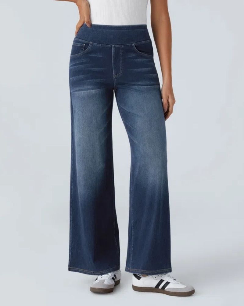Lavoisier™ | Ainsley - Jeans À Jambe Large Confortables