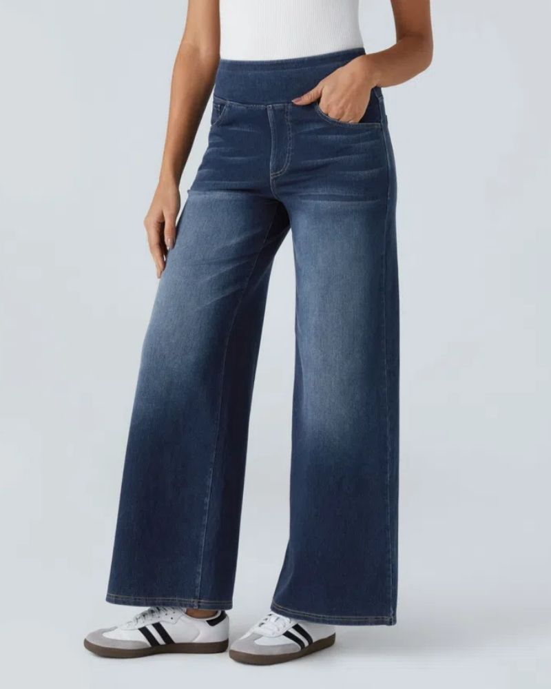 Lavoisier™ | Ainsley - Jeans À Jambe Large Confortables