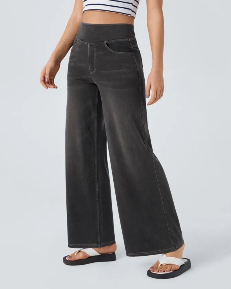 Lavoisier™ | Ainsley - Jeans À Jambe Large Confortables