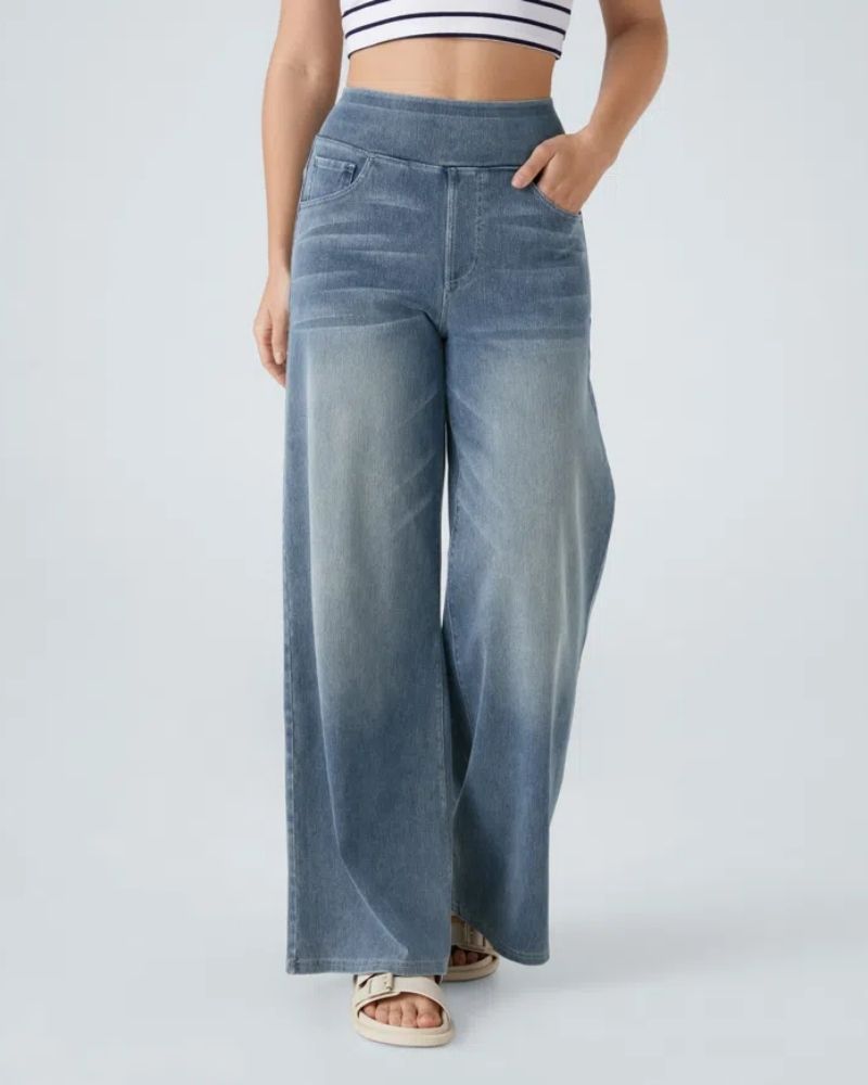 Lavoisier™ | Ainsley - Jeans À Jambe Large Confortables