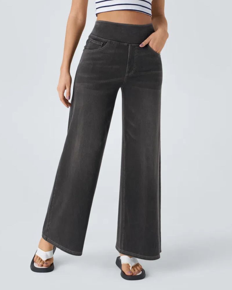 Lavoisier™ | Ainsley - Jeans À Jambe Large Confortables