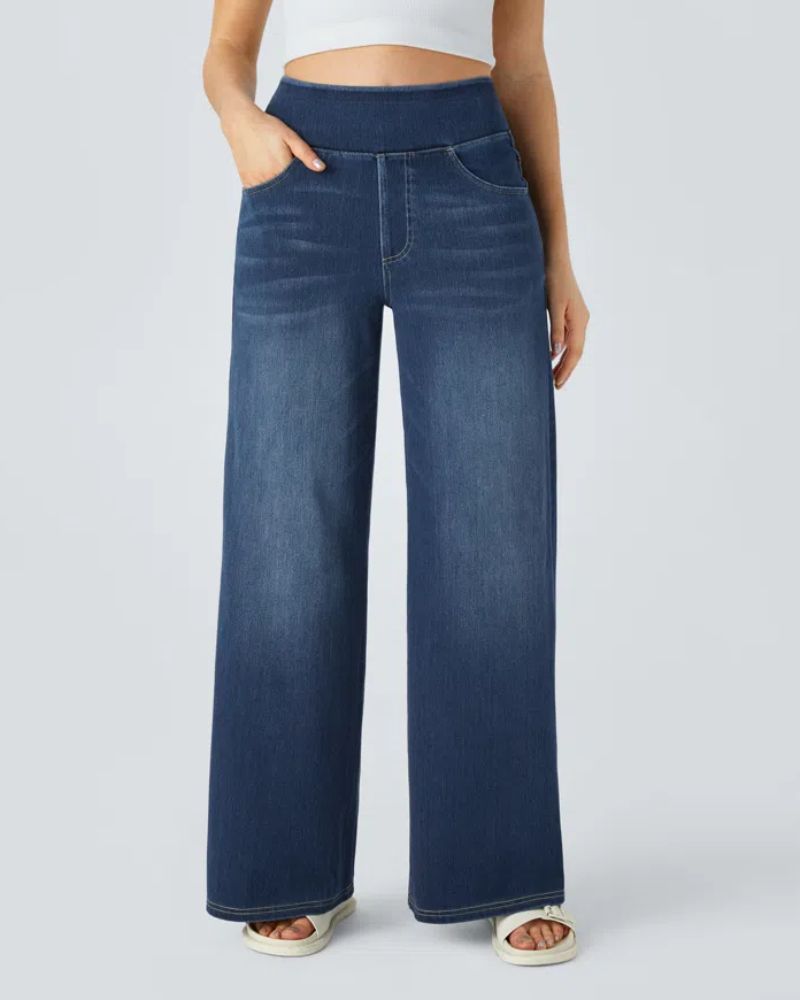 Lavoisier™ | Ainsley - Jeans À Jambe Large Confortables