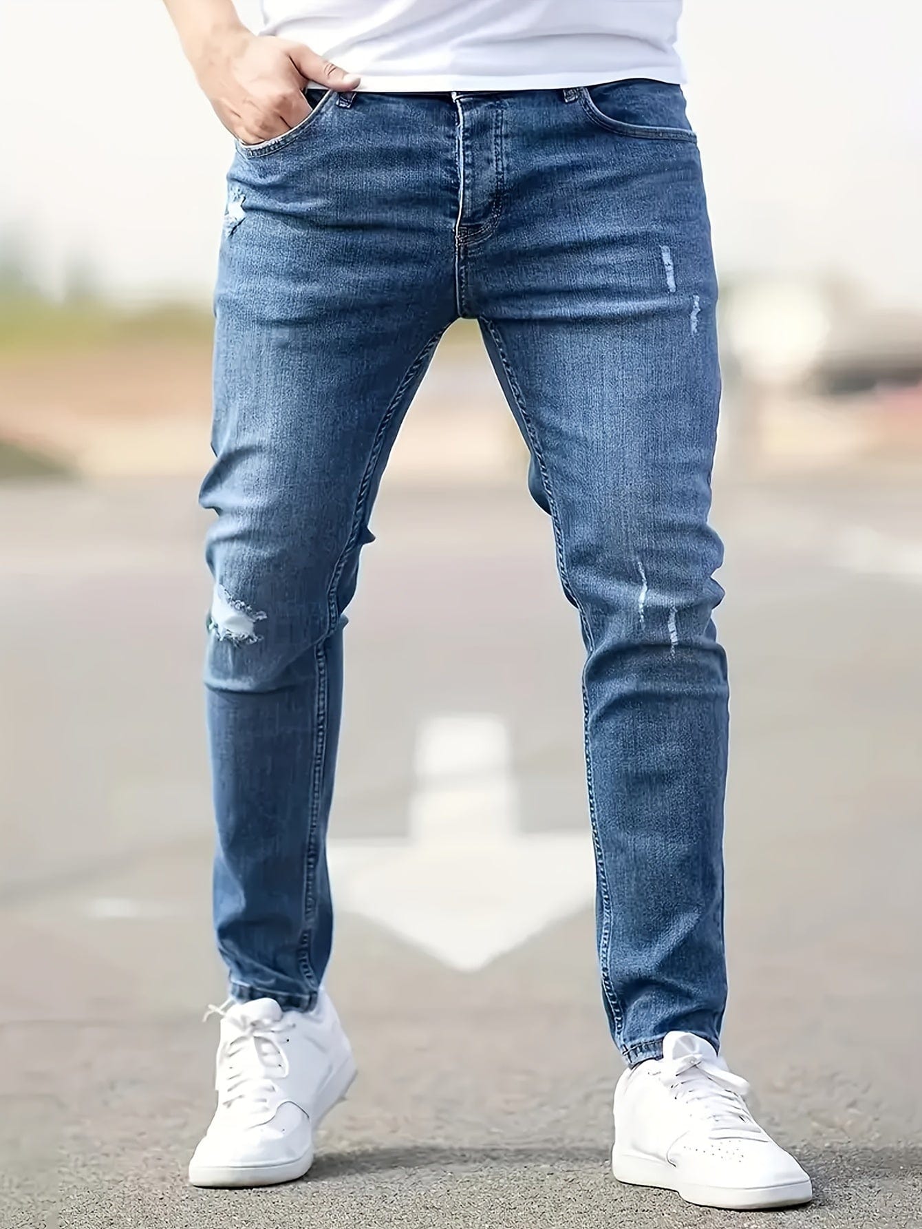 Lavoisier™ | Alex - Jeans Slim Déchirés Tendance