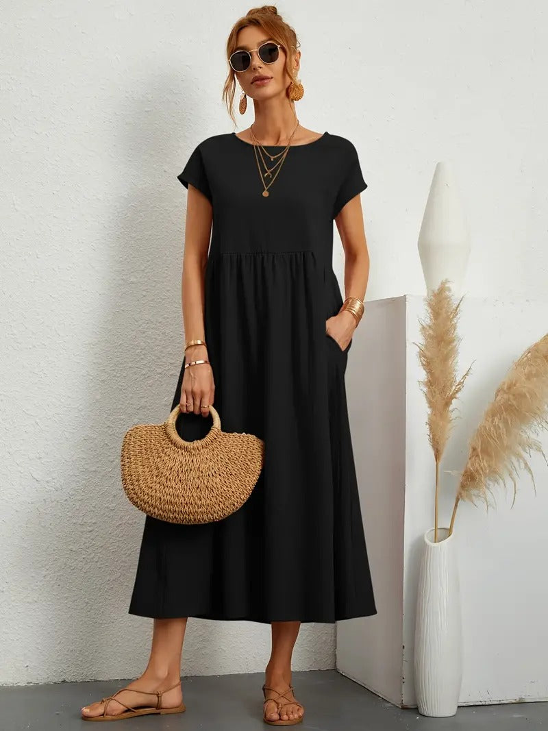 Lavoisier™ | Jeane - Robe Douce Et Élégante
