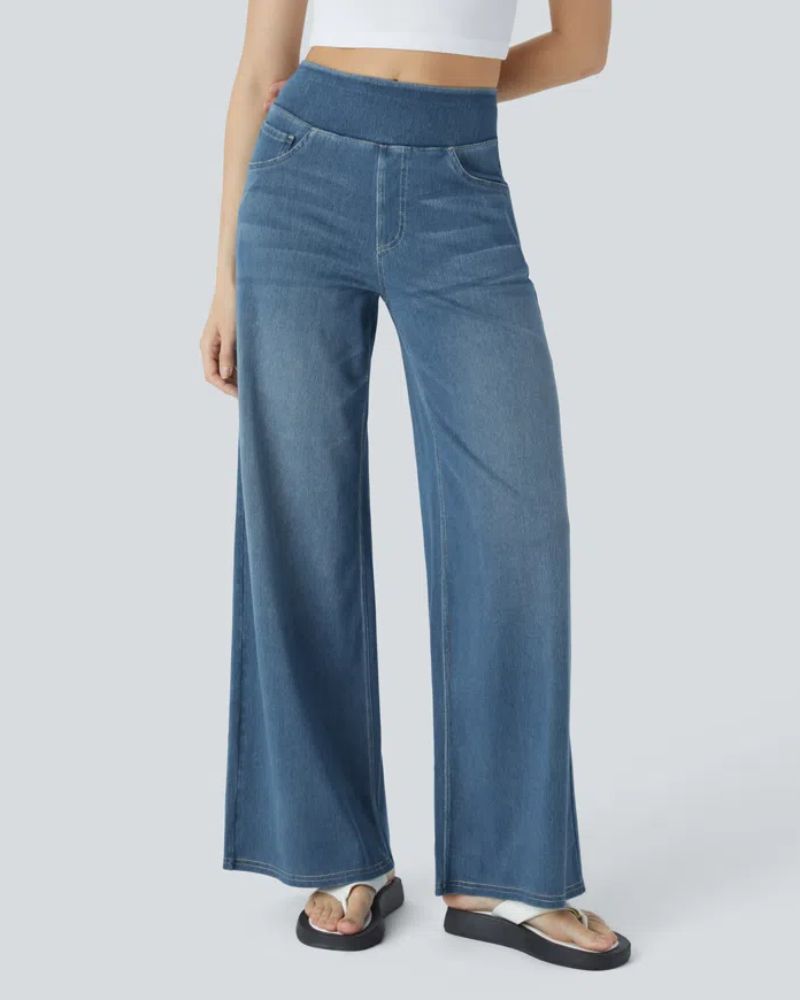 Lavoisier™ | Ainsley - Jeans À Jambe Large Confortables