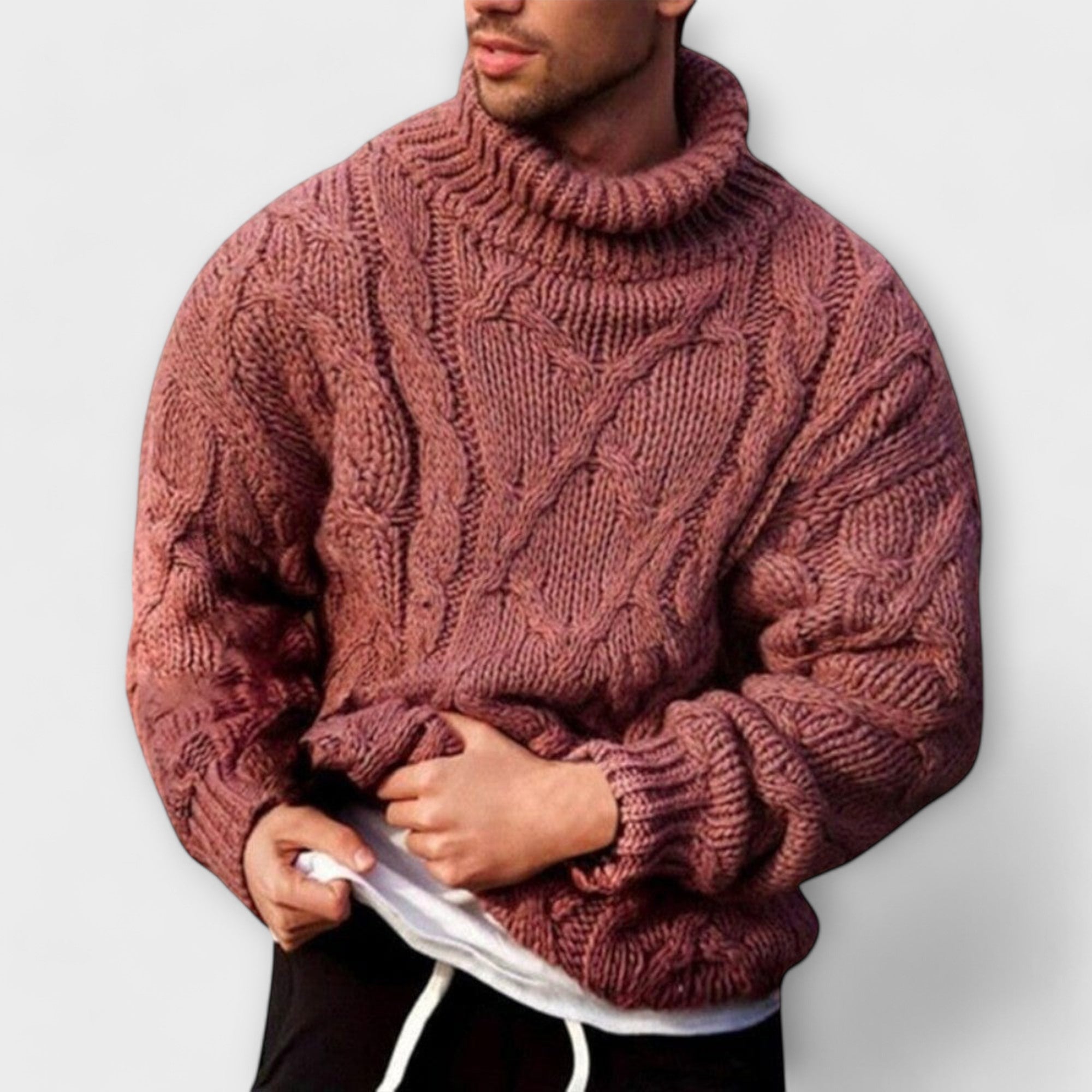 Lavoisier™ | Pull Montant Élégant Hiver