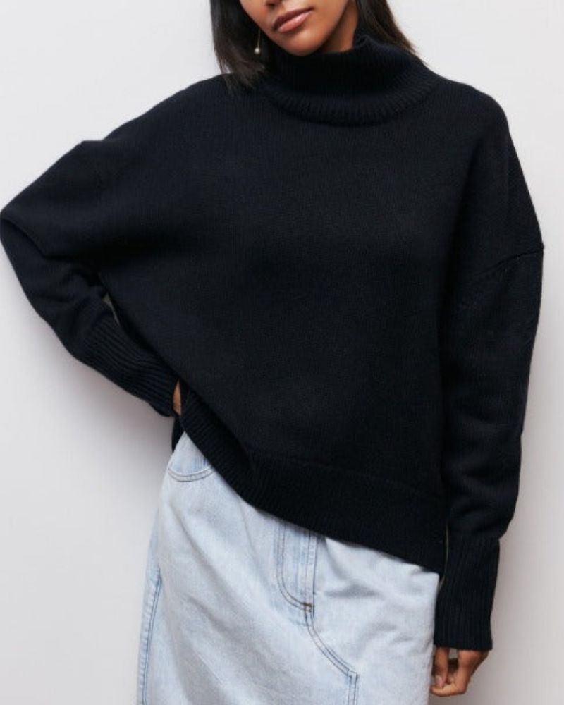 Lavoisier™ | Evy - Pull Roulé Confortable Et Chic