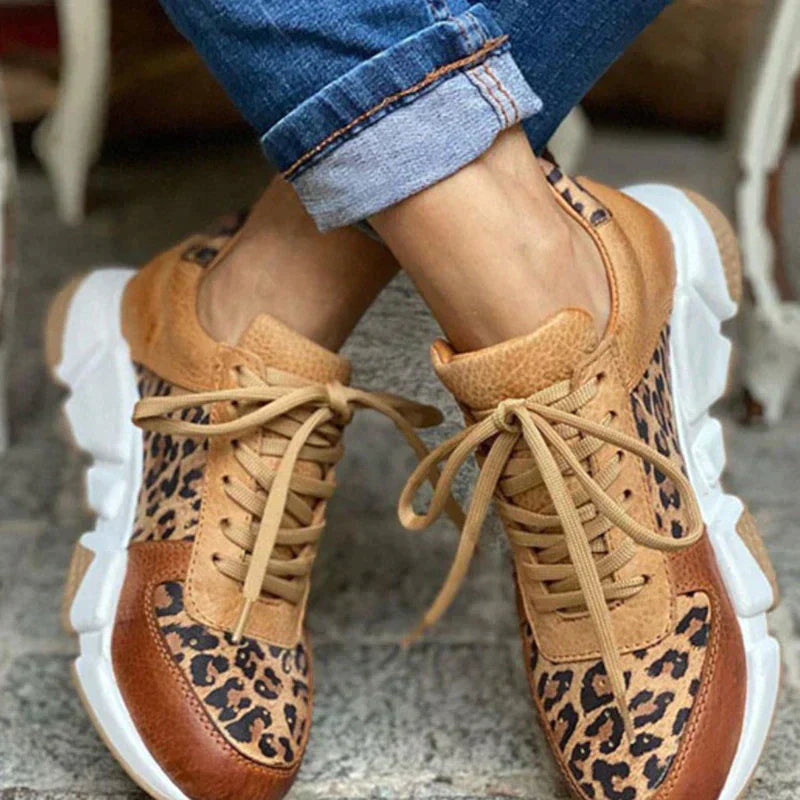 Lavoisier™ | Crissa - Baskets Léopard Confortables