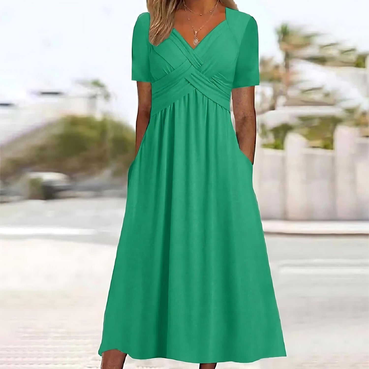 Lavoisier™ | Nadine - Élégante Robe Longue