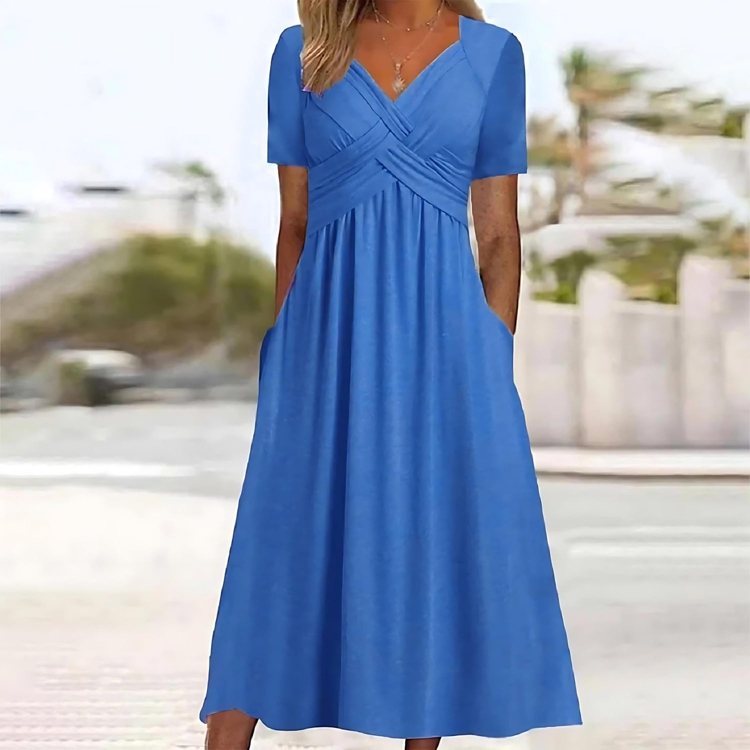 Lavoisier™ | Nadine - Élégante Robe Longue