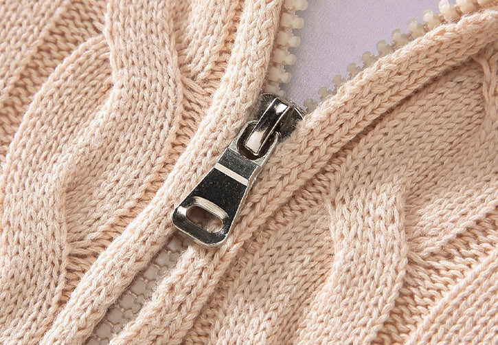 Lavoisier™ | Pull Torsadé Demi-Zip