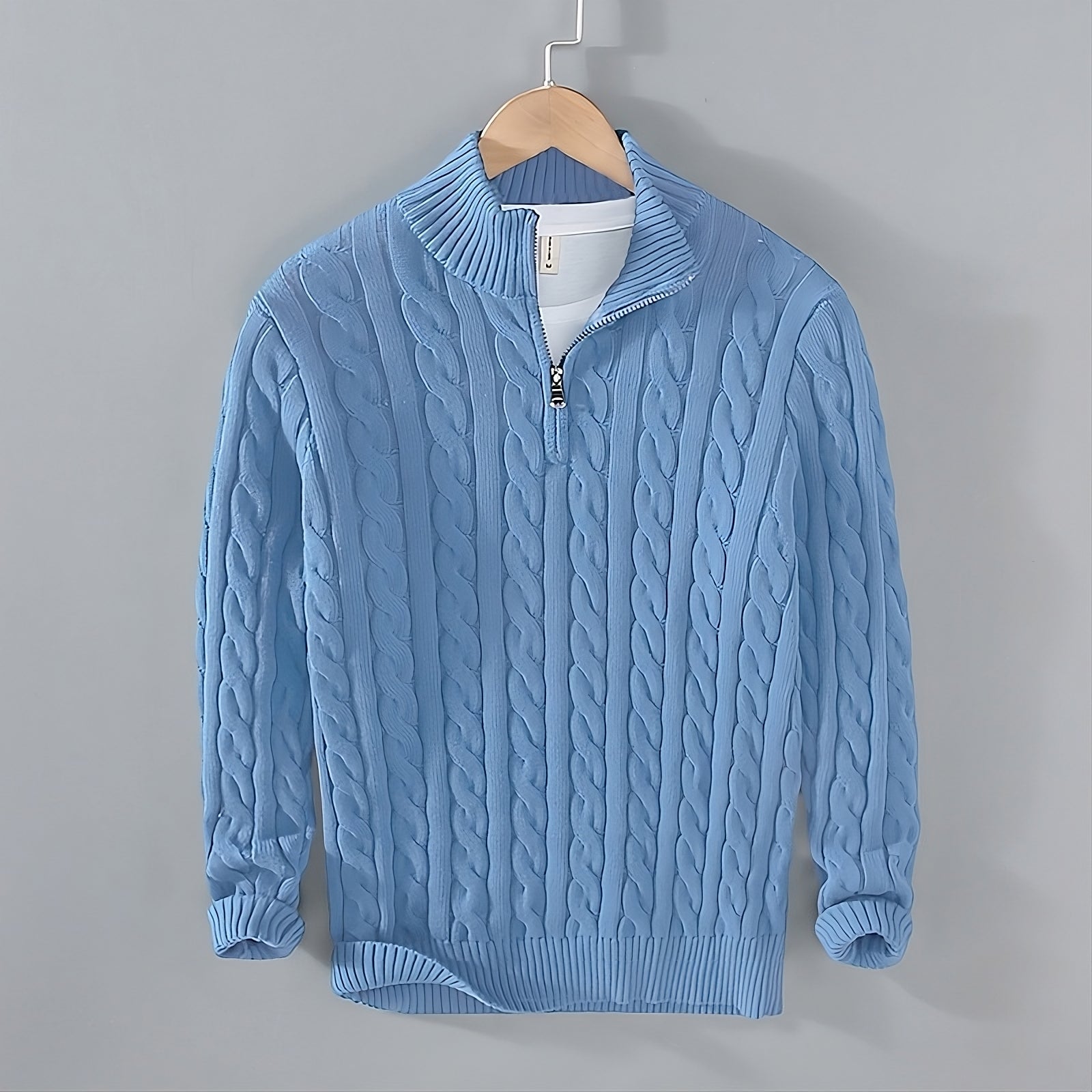 Lavoisier™ | Pull Torsadé Demi-Zip