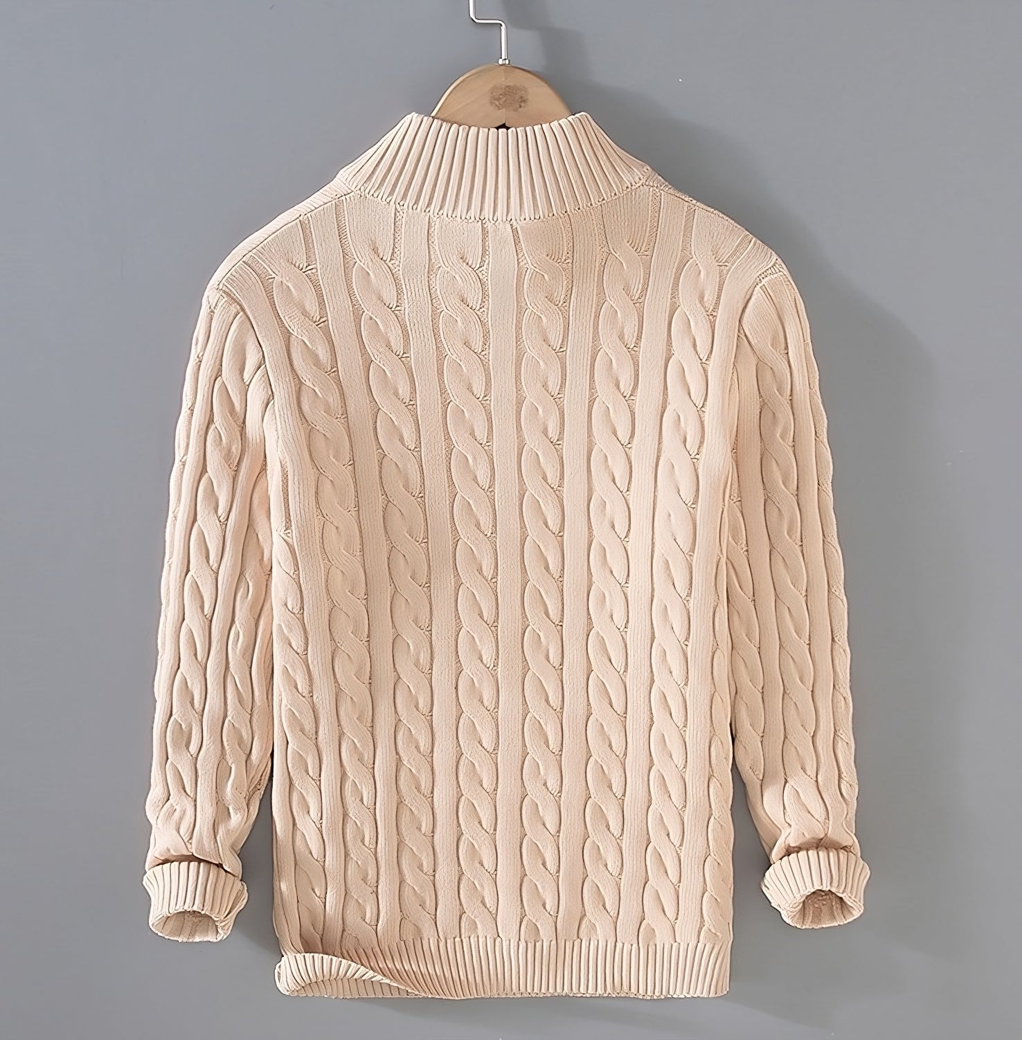 Lavoisier™ | Pull Torsadé Demi-Zip