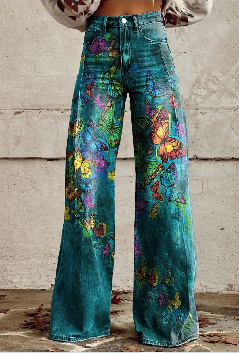 Lavoisier™ | Azly - Pantalon floral décontracté et élégant