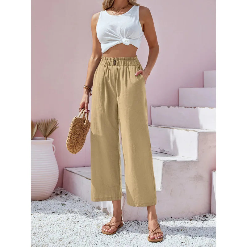 Lavoisier™ | Soléa – Pantalon d’Été Lin-Coton