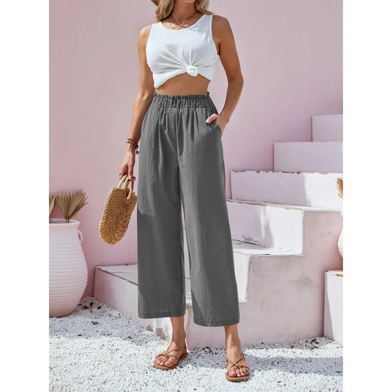 Lavoisier™ | Soléa – Pantalon d’Été Lin-Coton
