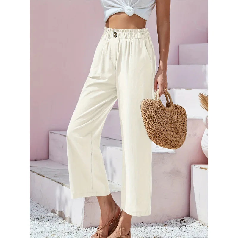 Lavoisier™ | Soléa – Pantalon d’Été Lin-Coton