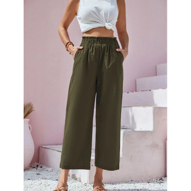 Lavoisier™ | Soléa – Pantalon d’Été Lin-Coton