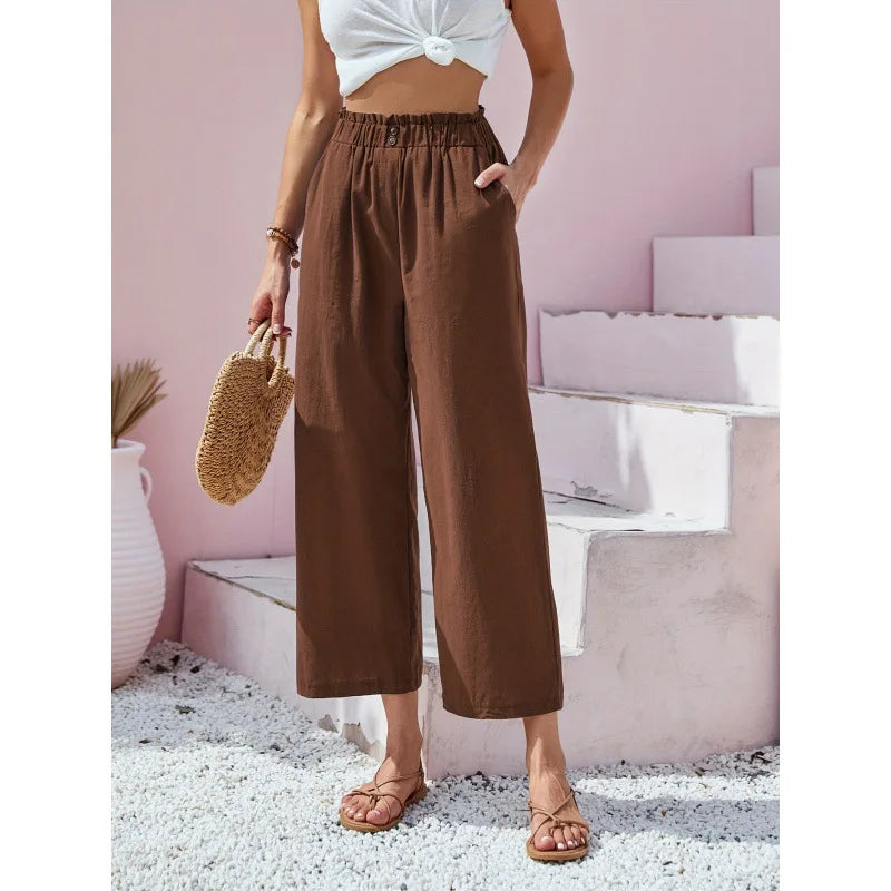 Lavoisier™ | Soléa – Pantalon d’Été Lin-Coton