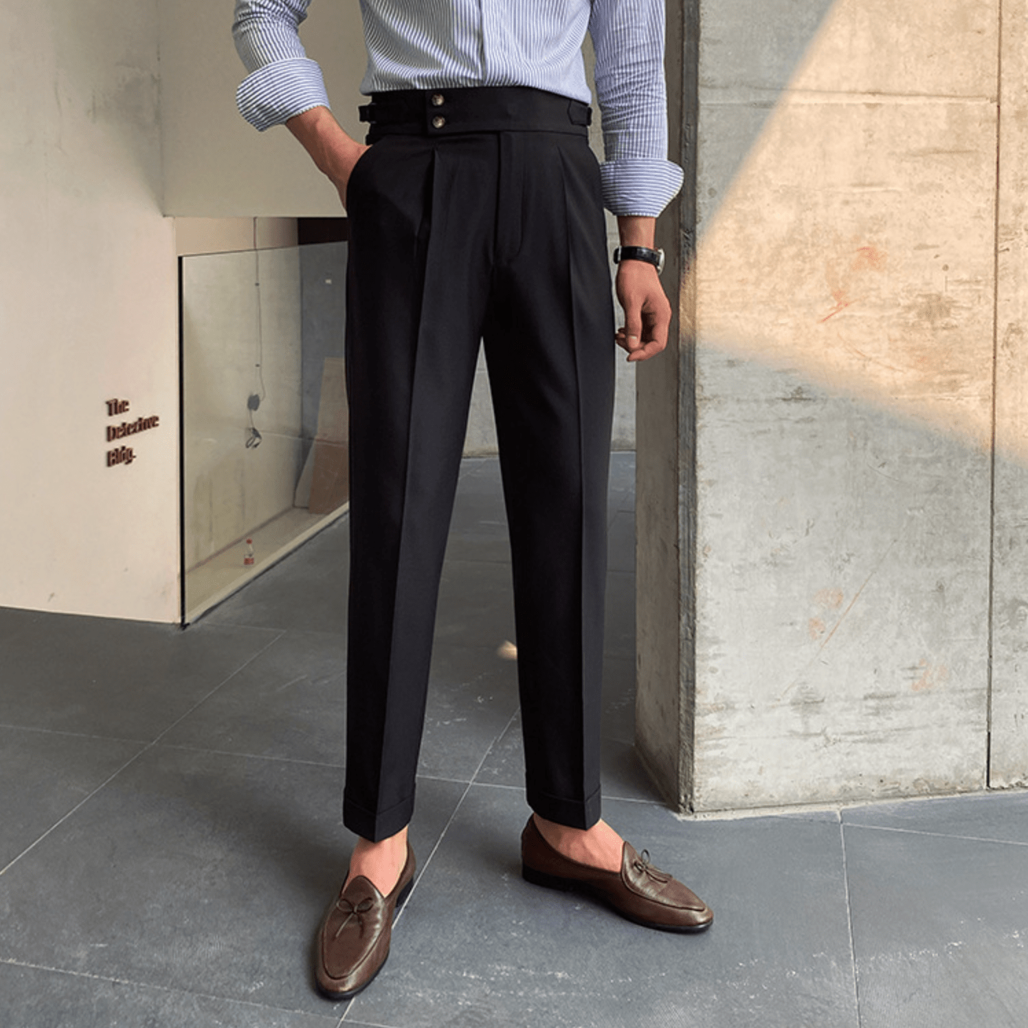 Lavoisier™ | Pantalons Taille Haute Élégants