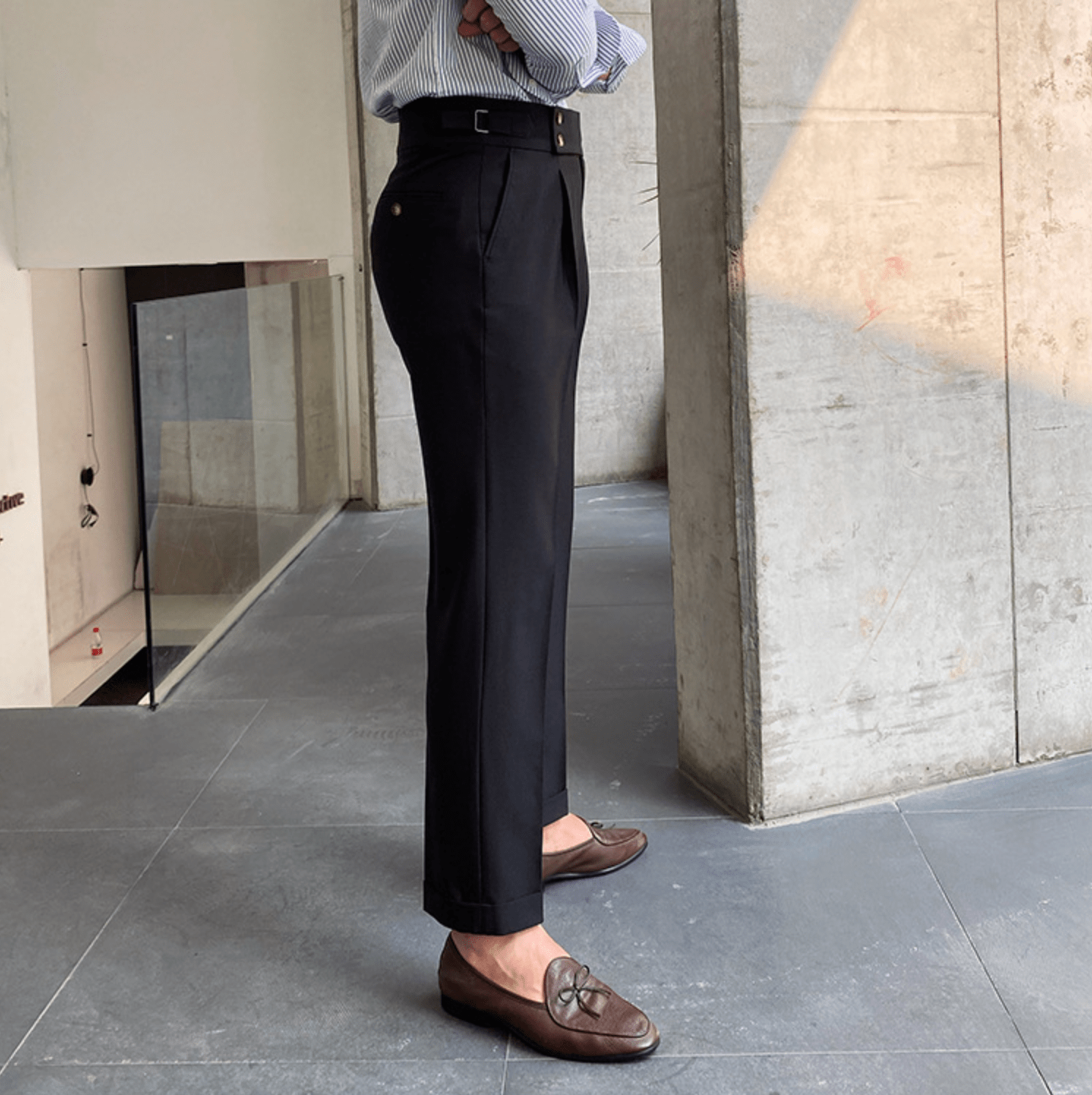 Lavoisier™ | Pantalons Taille Haute Élégants
