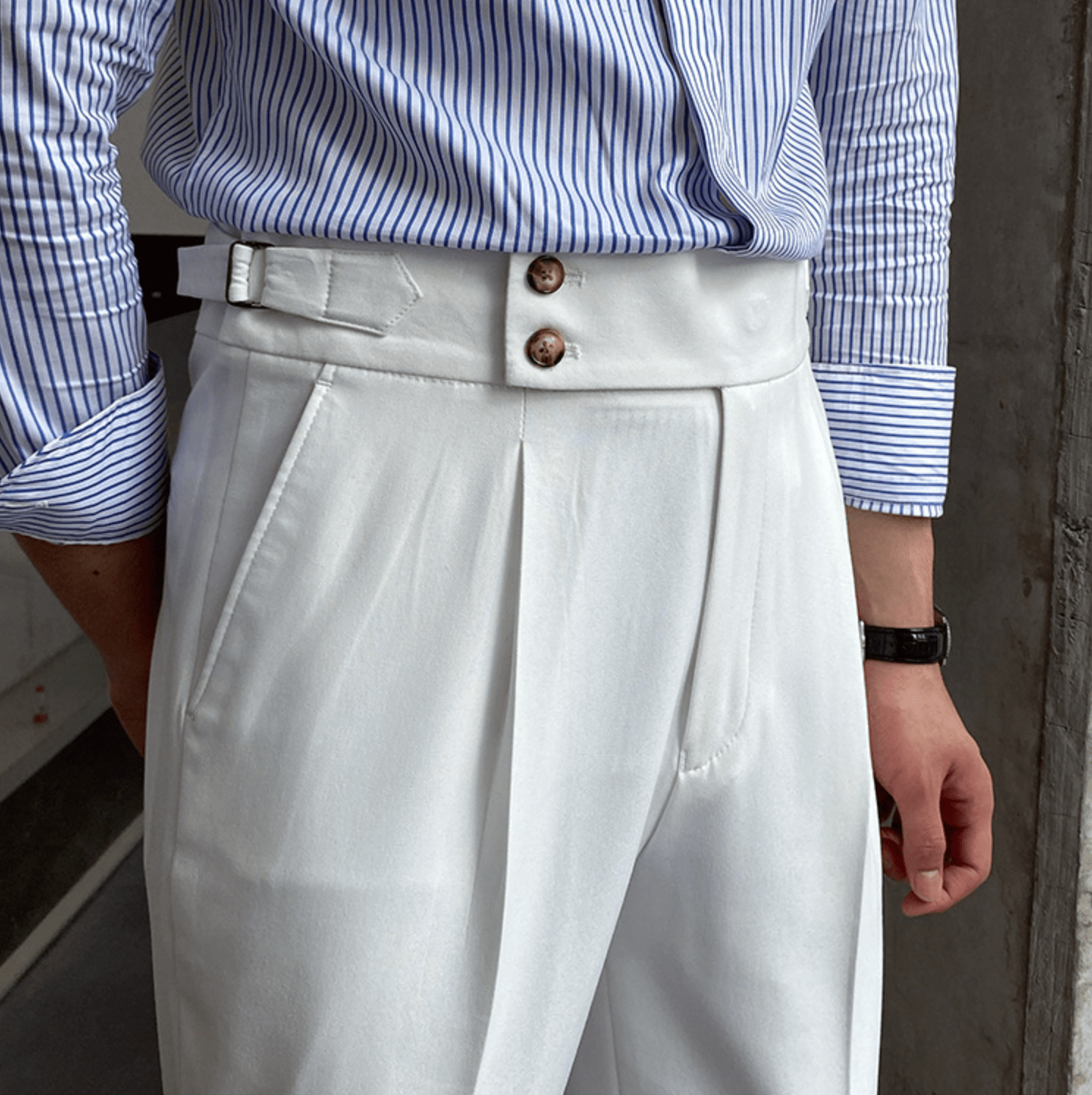 Lavoisier™ | Pantalons Taille Haute Élégants