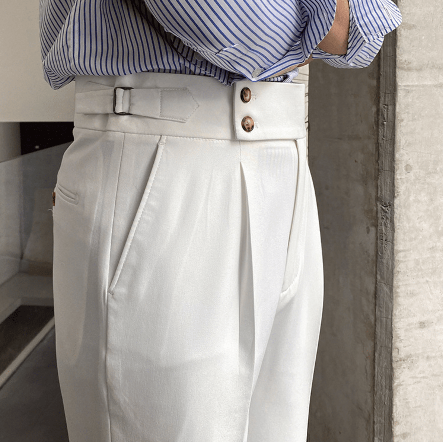 Lavoisier™ | Pantalons Taille Haute Élégants