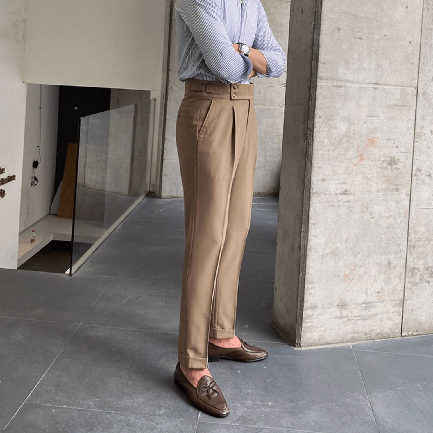 Lavoisier™ | Pantalons Taille Haute Élégants