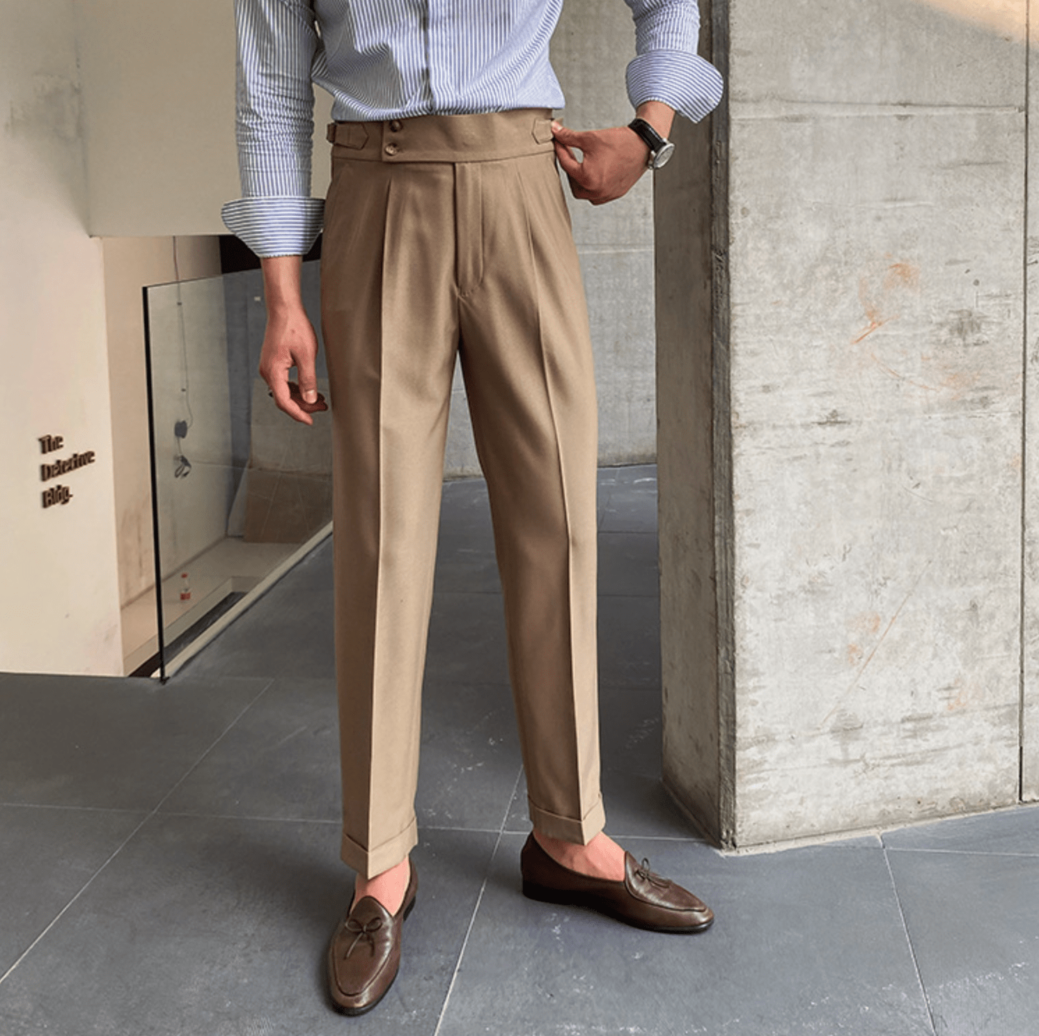 Lavoisier™ | Pantalons Taille Haute Élégants