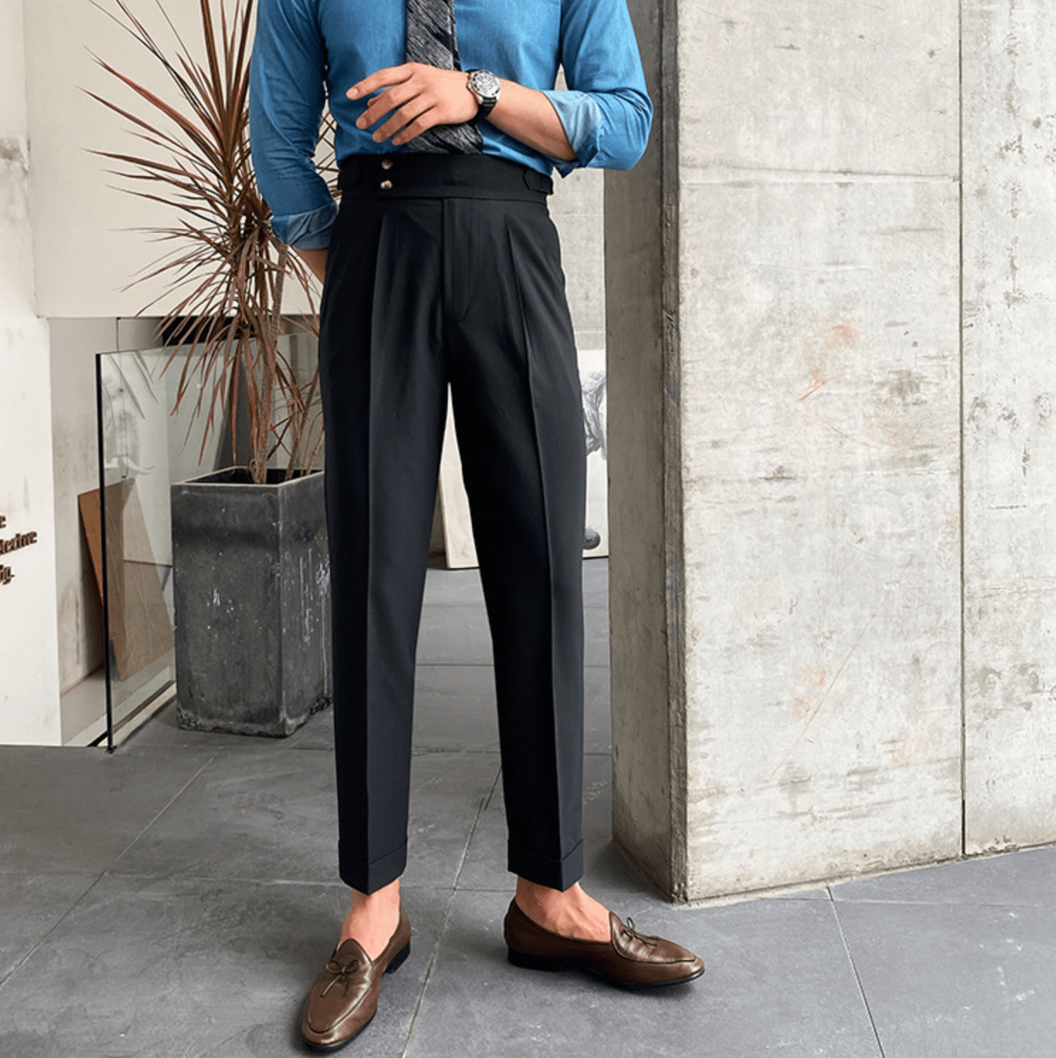 Lavoisier™ | Pantalons Taille Haute Élégants