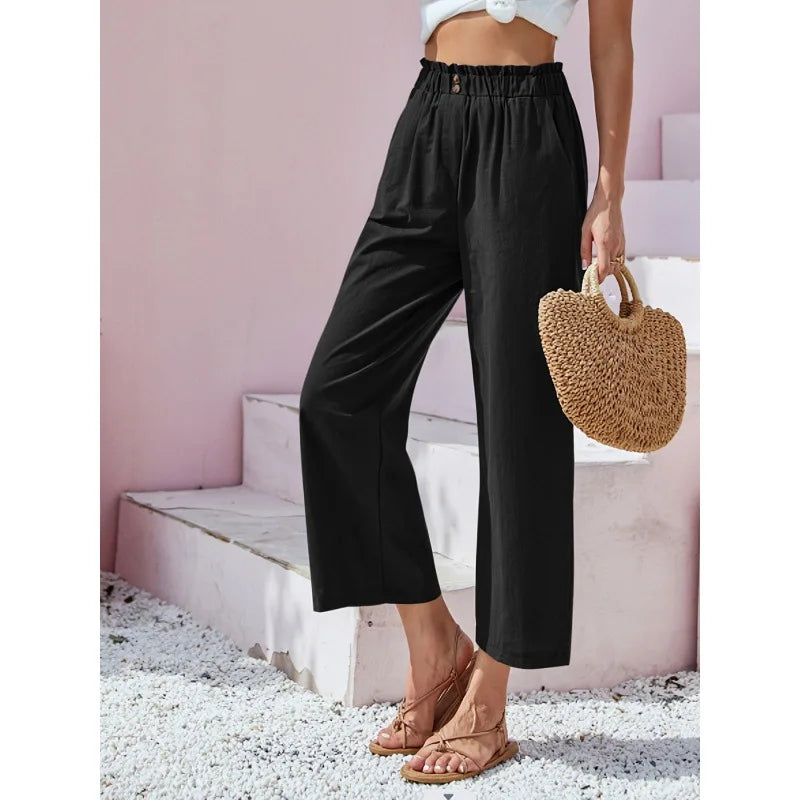 Lavoisier™ | Soléa – Pantalon d’Été Lin-Coton