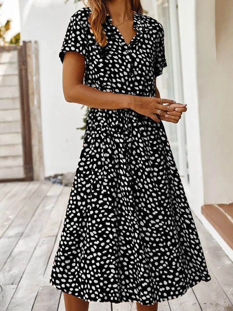 Lavoisier™ | Lesley - Robe d'Été Confortable