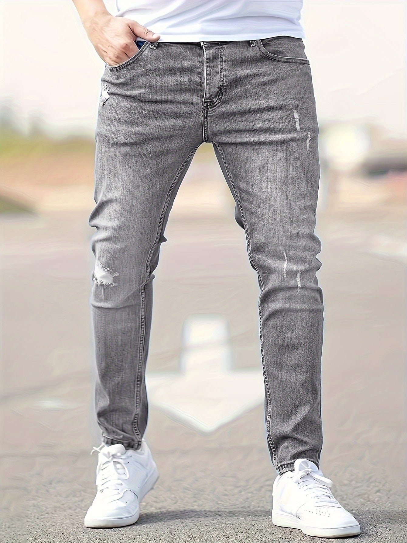 Lavoisier™ | Alex - Jeans Slim Déchirés Tendance
