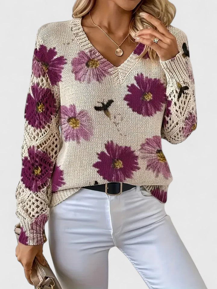 Lavoisier™ | Aurélie - Cardigan Floral Léger