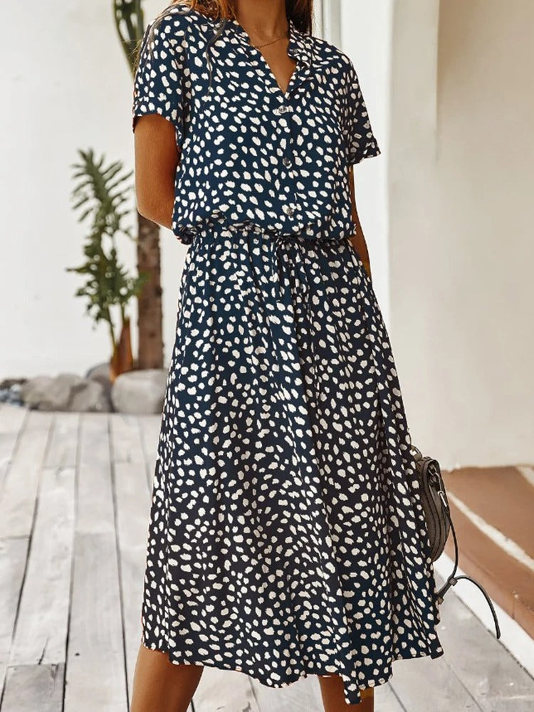 Lavoisier™ | Lesley - Robe d'Été Confortable