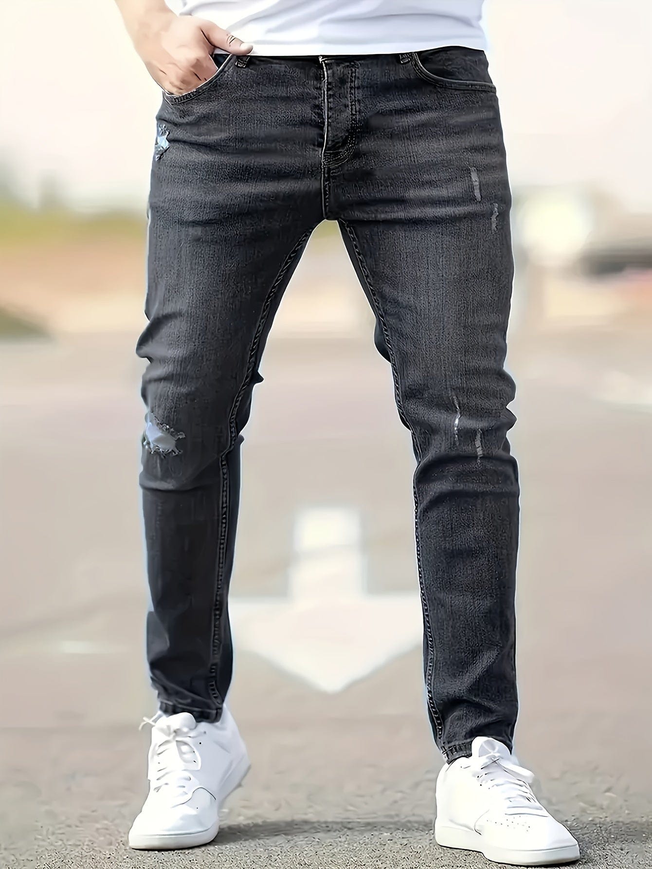 Lavoisier™ | Alex - Jeans Slim Déchirés Tendance