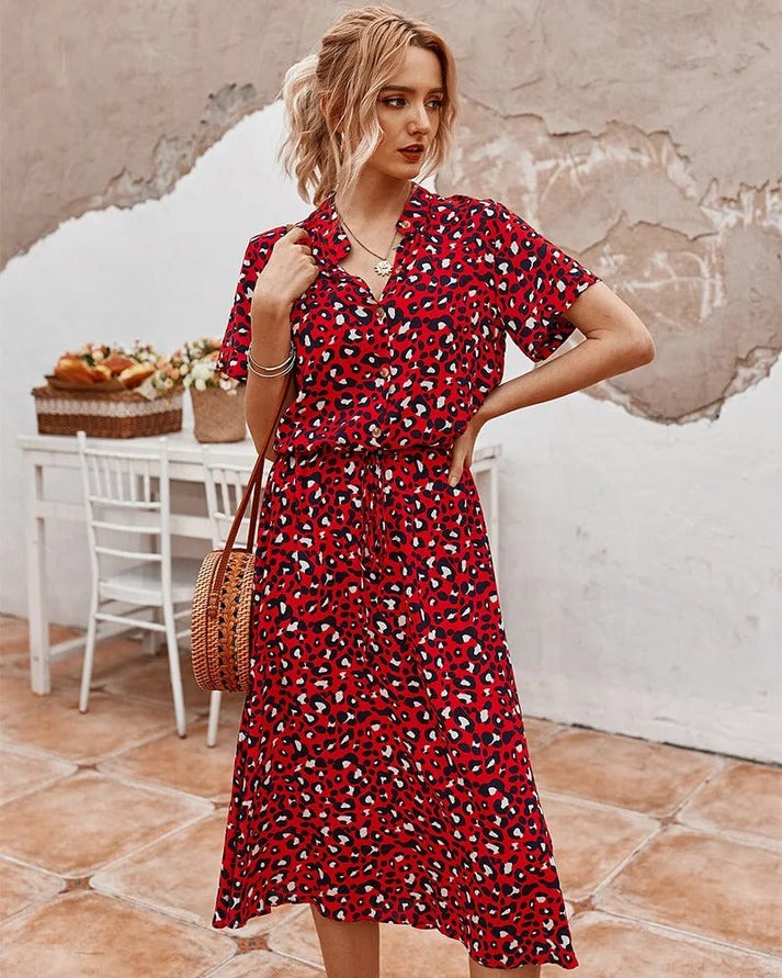 Lavoisier™ | Edith - Robe Fluide Sophistiquée