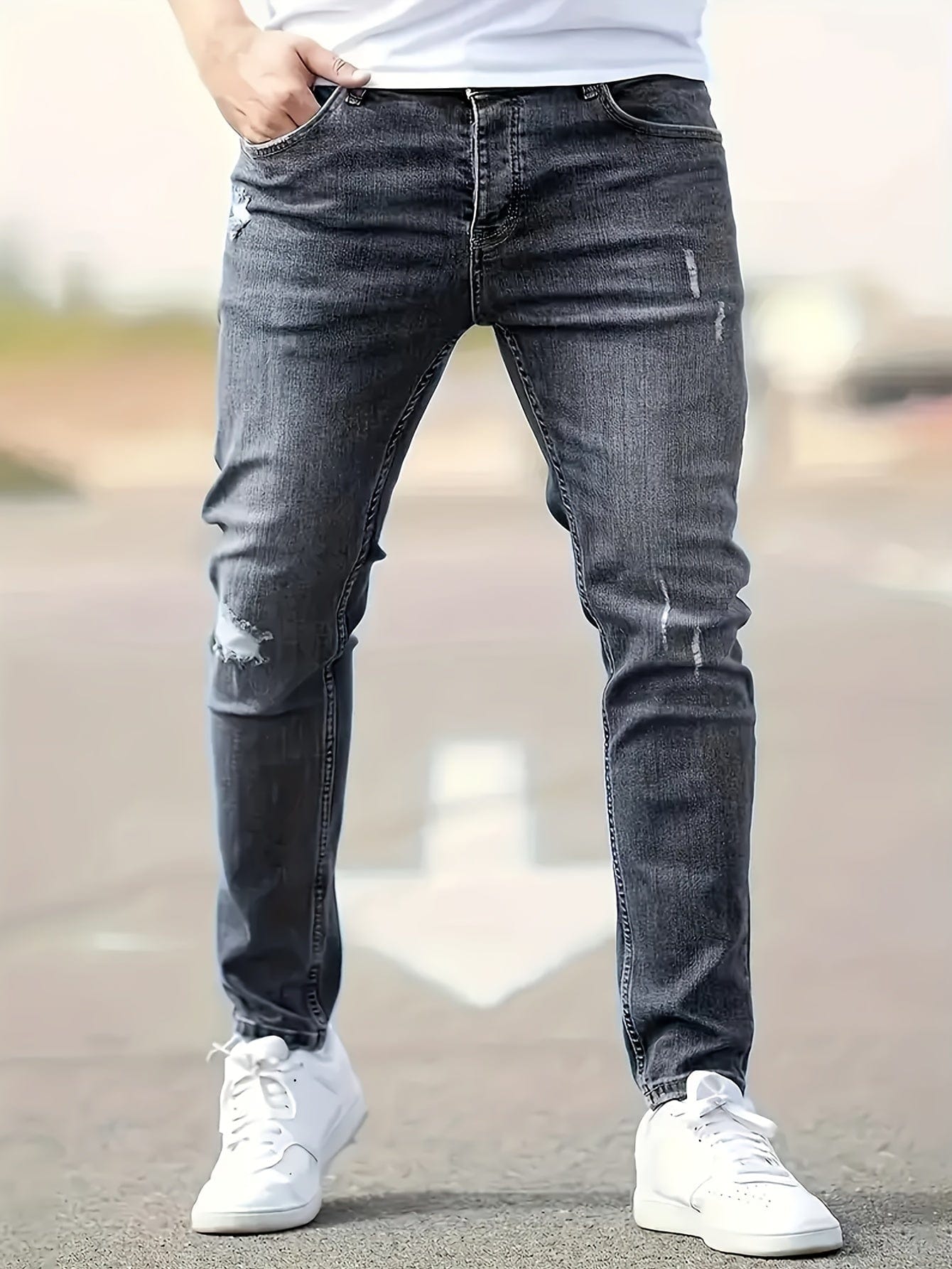 Lavoisier™ | Alex - Jeans Slim Déchirés Tendance