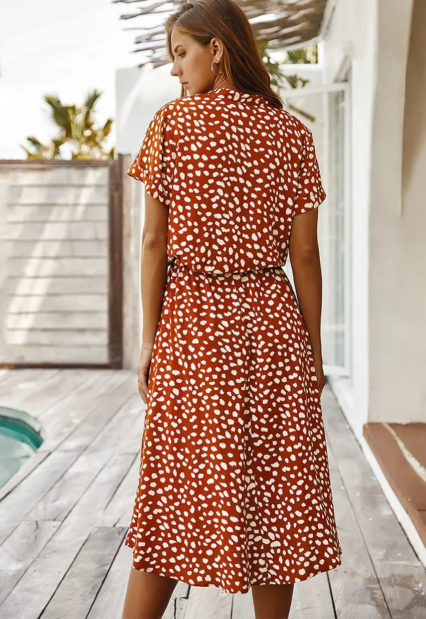 Lavoisier™ | Lesley - Robe d'Été Confortable