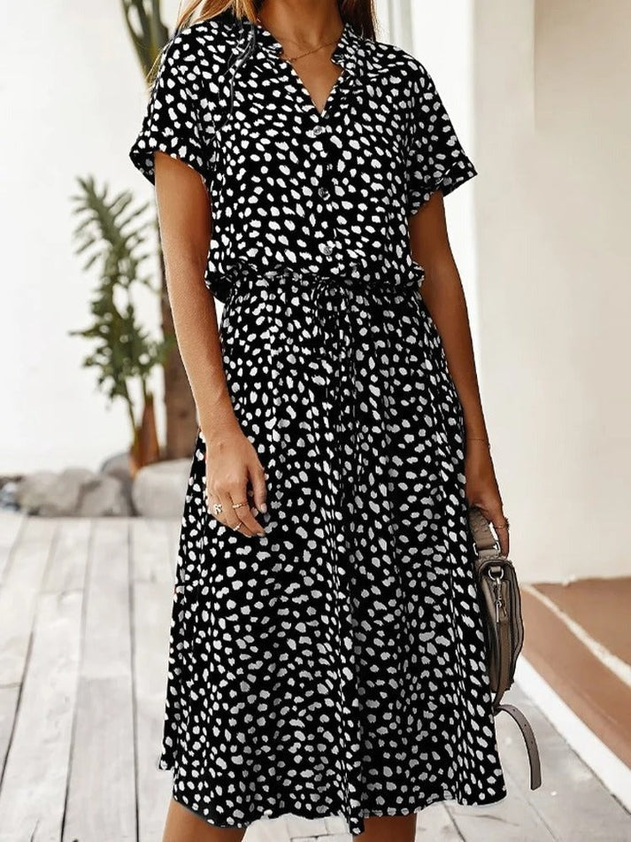 Lavoisier™ | Edith - Robe Fluide Sophistiquée