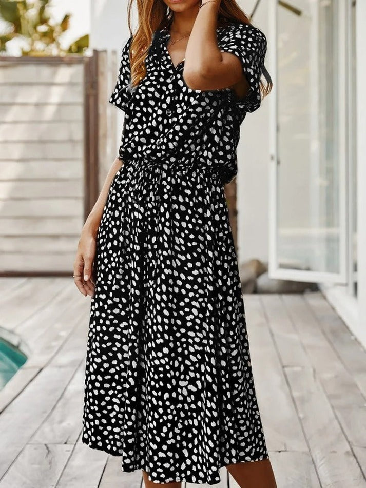 Lavoisier™ | Edith - Robe Fluide Sophistiquée