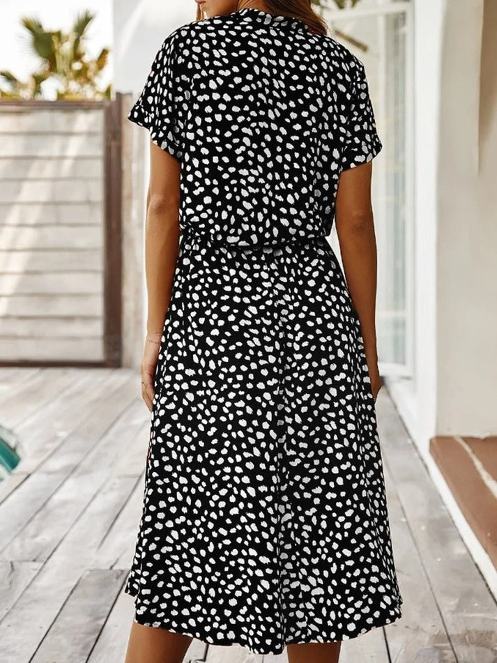 Lavoisier™ | Edith - Robe Fluide Sophistiquée