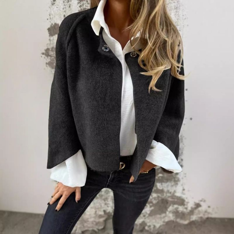 Lavoisier™ | Elise - Veste Courte avec des Manches Évasées Chics